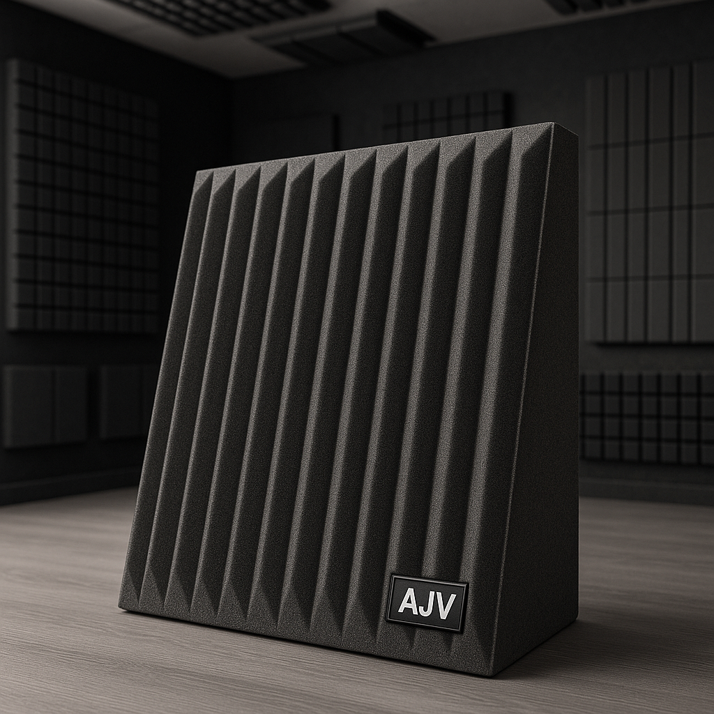 بررسی قیمت تجهیزات مورد نیاز آکوستیک و عایق صدا در اتاق پلاتو با اشاره به برند AJV