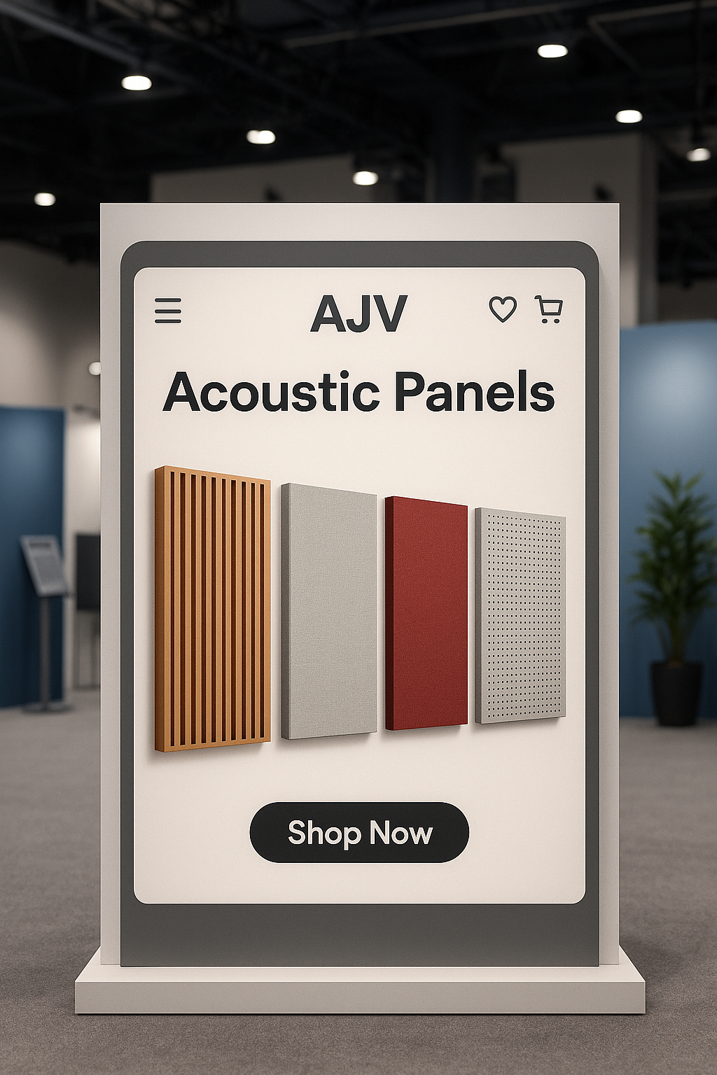 خرید اینترنتی پنل آکوستیک با بهترین قیمت و کیفیت از فروشگاه آنلاین AJV
