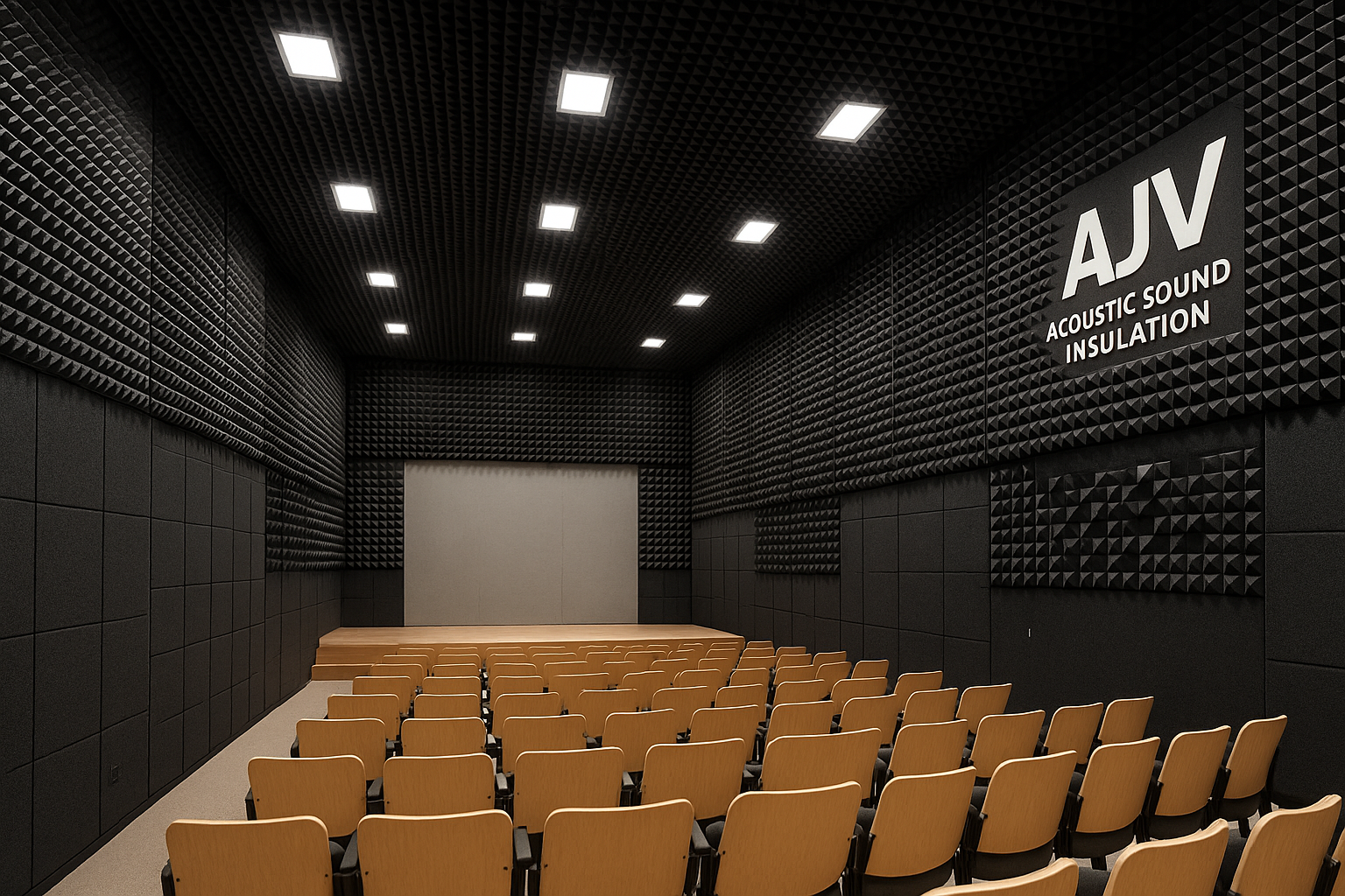 بررسی قیمت تجهیزات مورد نیاز آکوستیک و عایق صدا در سالن آمفی‌تئاتر