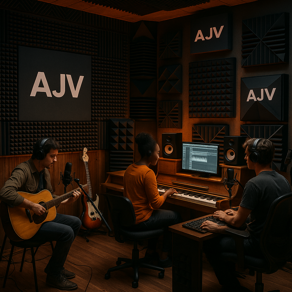 برند AJV آکوستیک پنل؛ تخصصی‌ترین مرجع مشاوره و تجهیز آکوستیک اتاق پلاتو در ایران