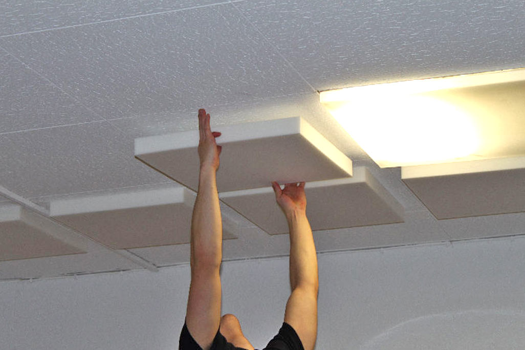 آموزش نصب هالوژن بروی تایل آکوستیک 60 در 60 مینرال سقف کاذب