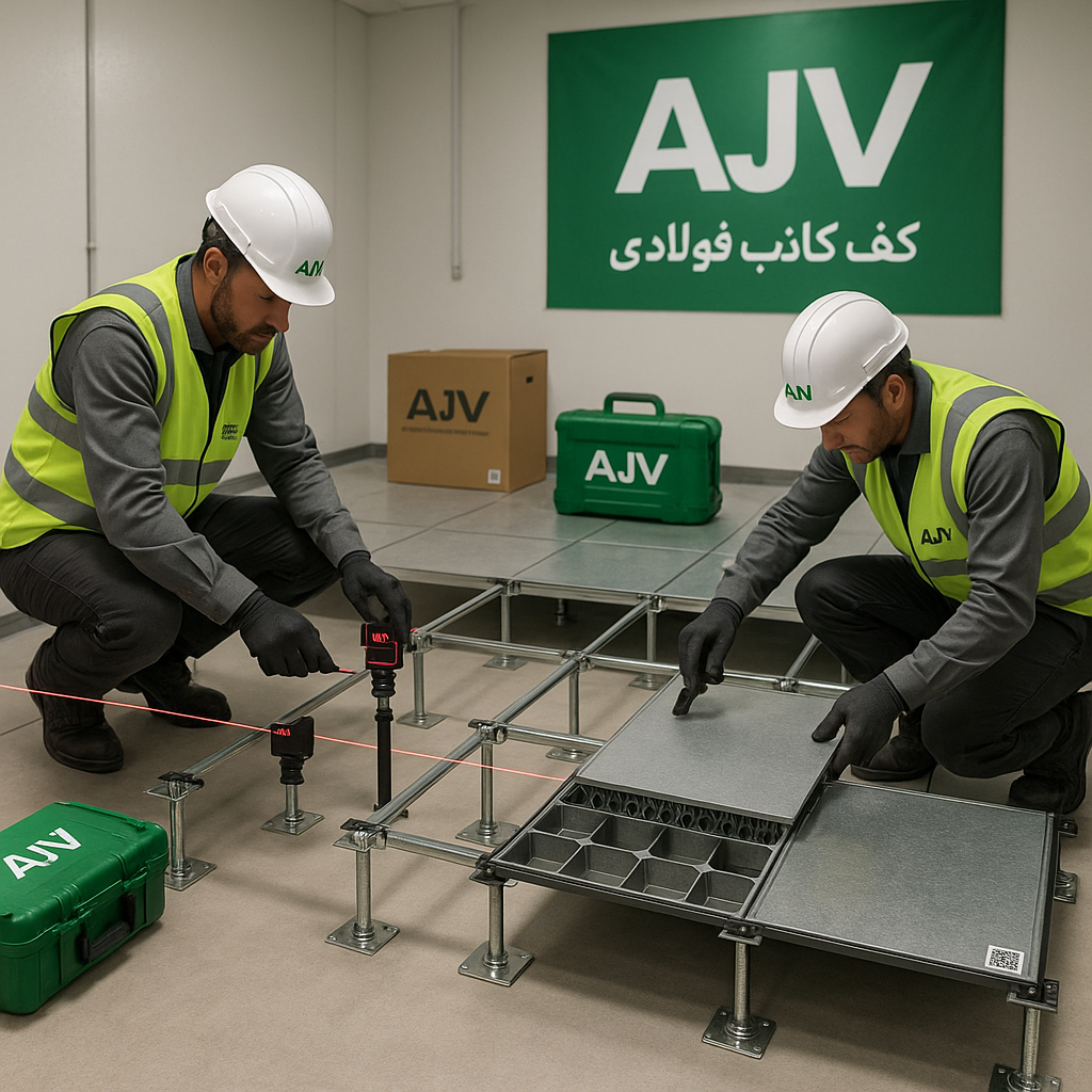 مراحل اصولی نصب کف کاذب