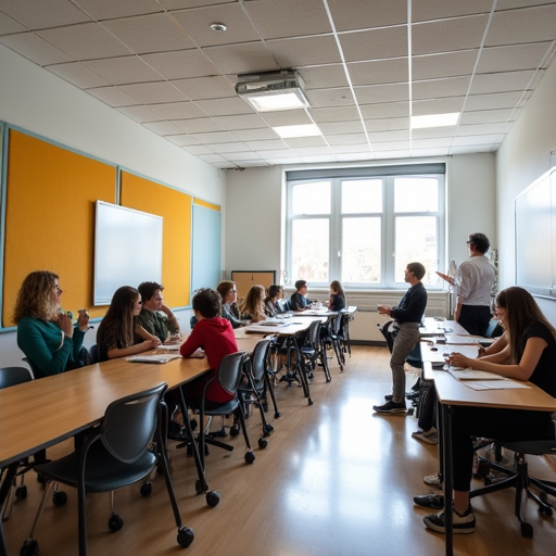 “عایق صدا در مراکز آموزشی: راهنمای انتخاب بهترین متریال برای کاهش نویز و بهبود کیفیت آموزش”