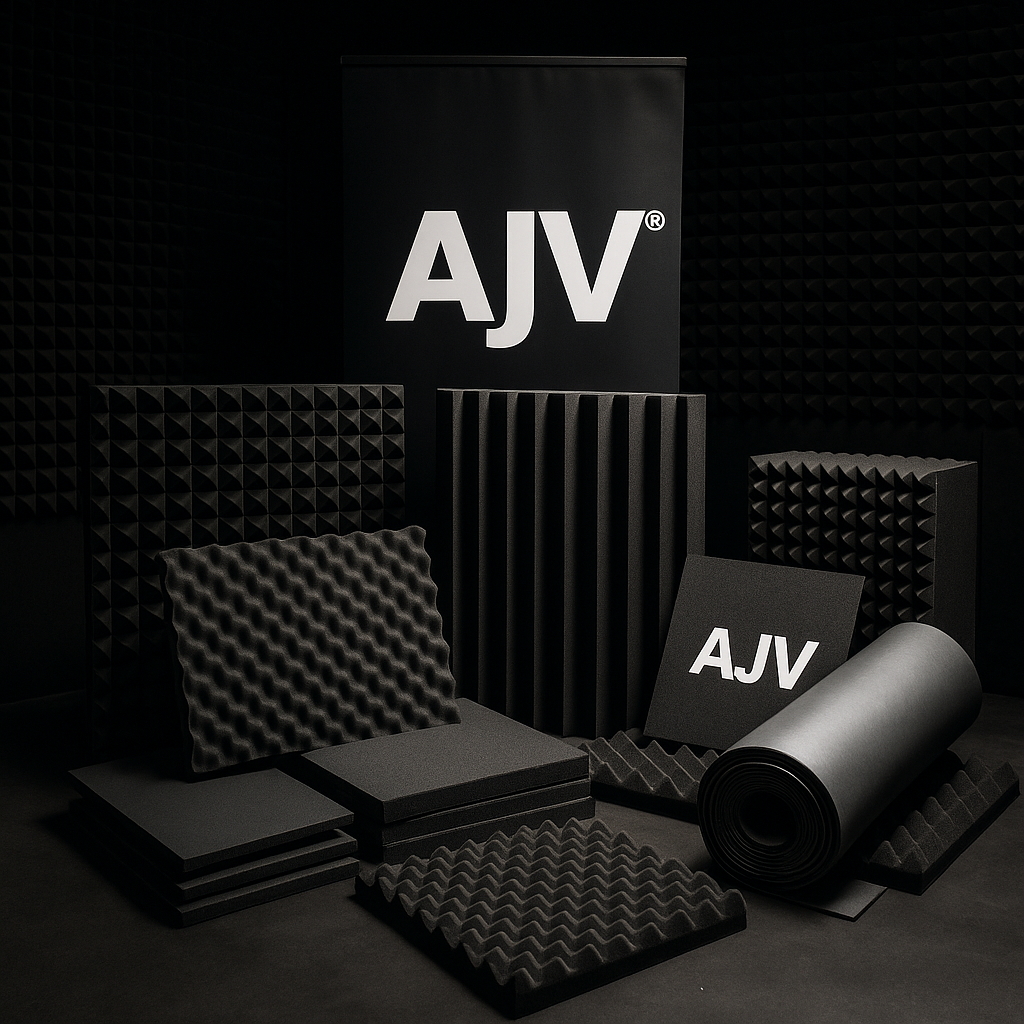 قیمت تجهیزات مورد نیاز آکوستیک و عایق صدا AJV در استودیو (1404)