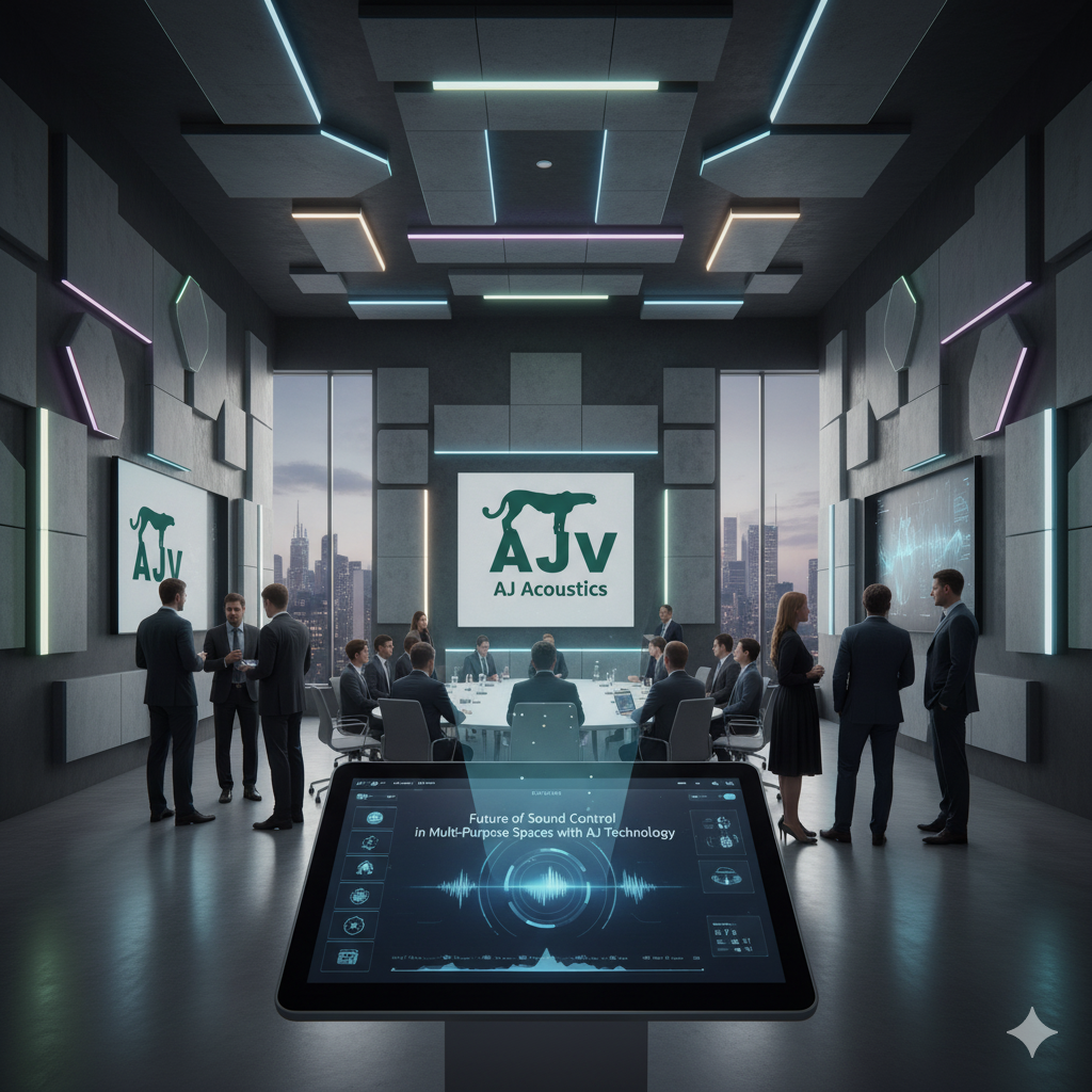 پنل های آکوستیک هوشمند؛ آینده کنترل صوت در فضاهای چند منظوره با فناوری AJV