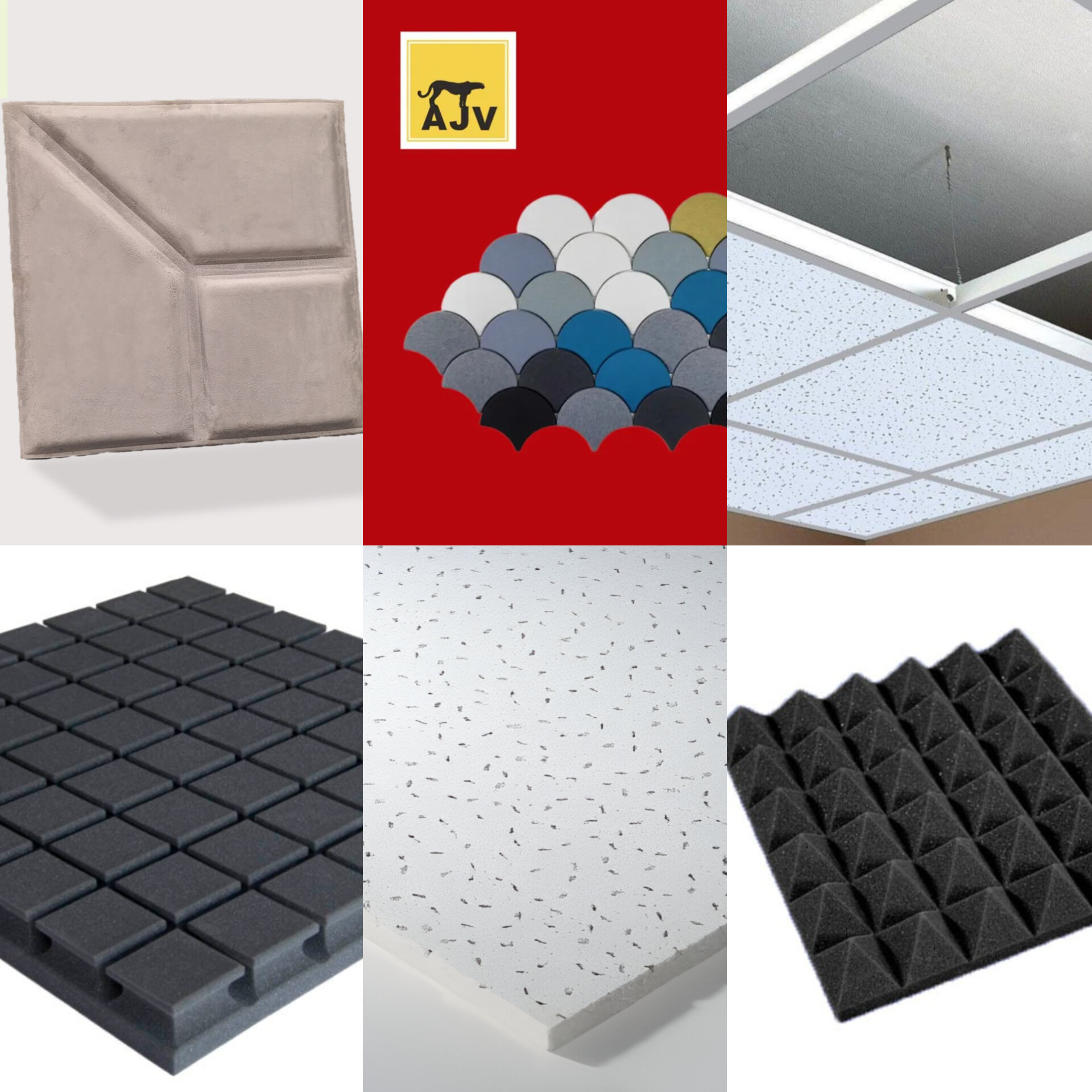 راهنمای انتخاب پنل آکوستیک دیواری و سقفی AJV