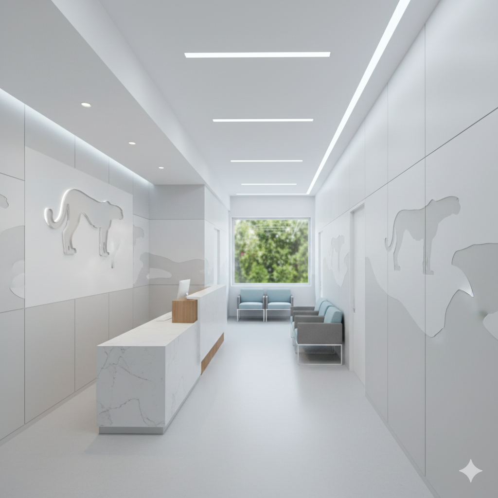 طراحی فضاهای پزشکی و کلینیکی با پنلها و دیوارهای آنتی باکتریال AJV / ای جی وی