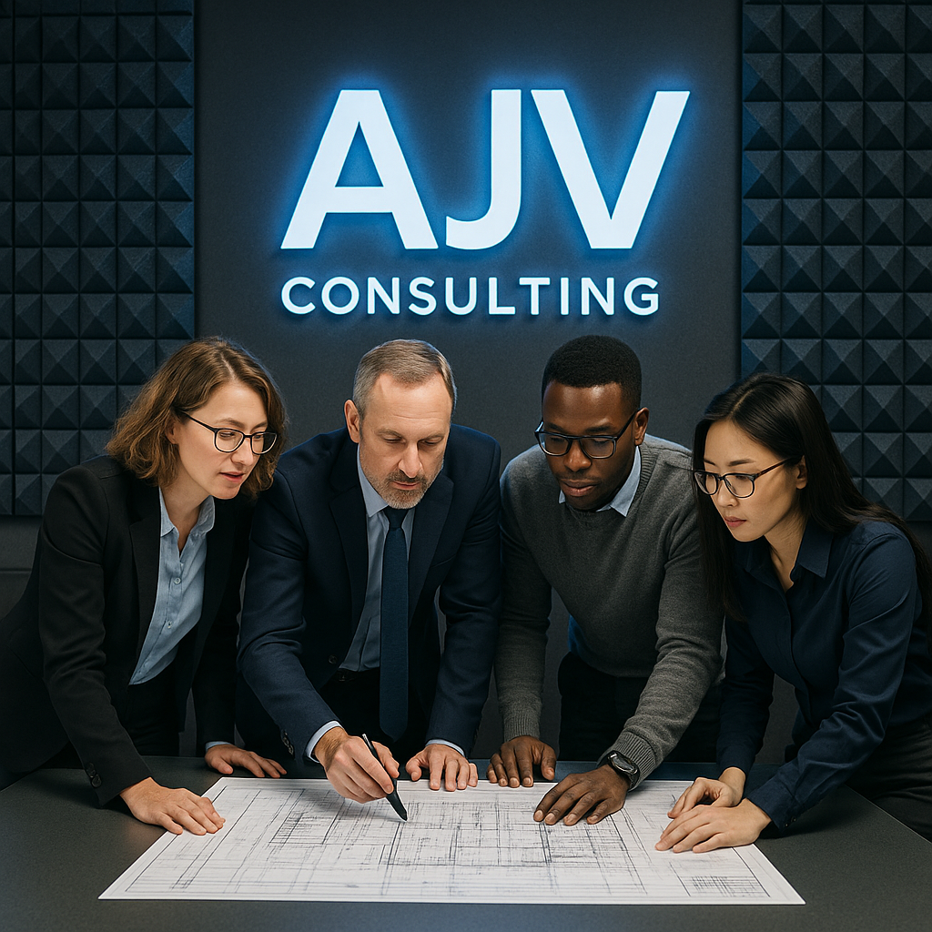 برند AJV آکوستیک پنل؛ مرجع مشاوره تخصصی در تجهیز و آکوستیک‌سازی سالن‌های همایش