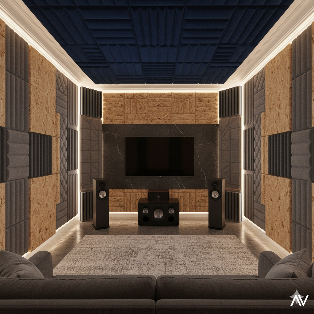 چطور ترکیب پنل‌های چوبی و فوم آکوستیک AJV فضا را هم زیباتر و هم ساکت‌تر می‌کند