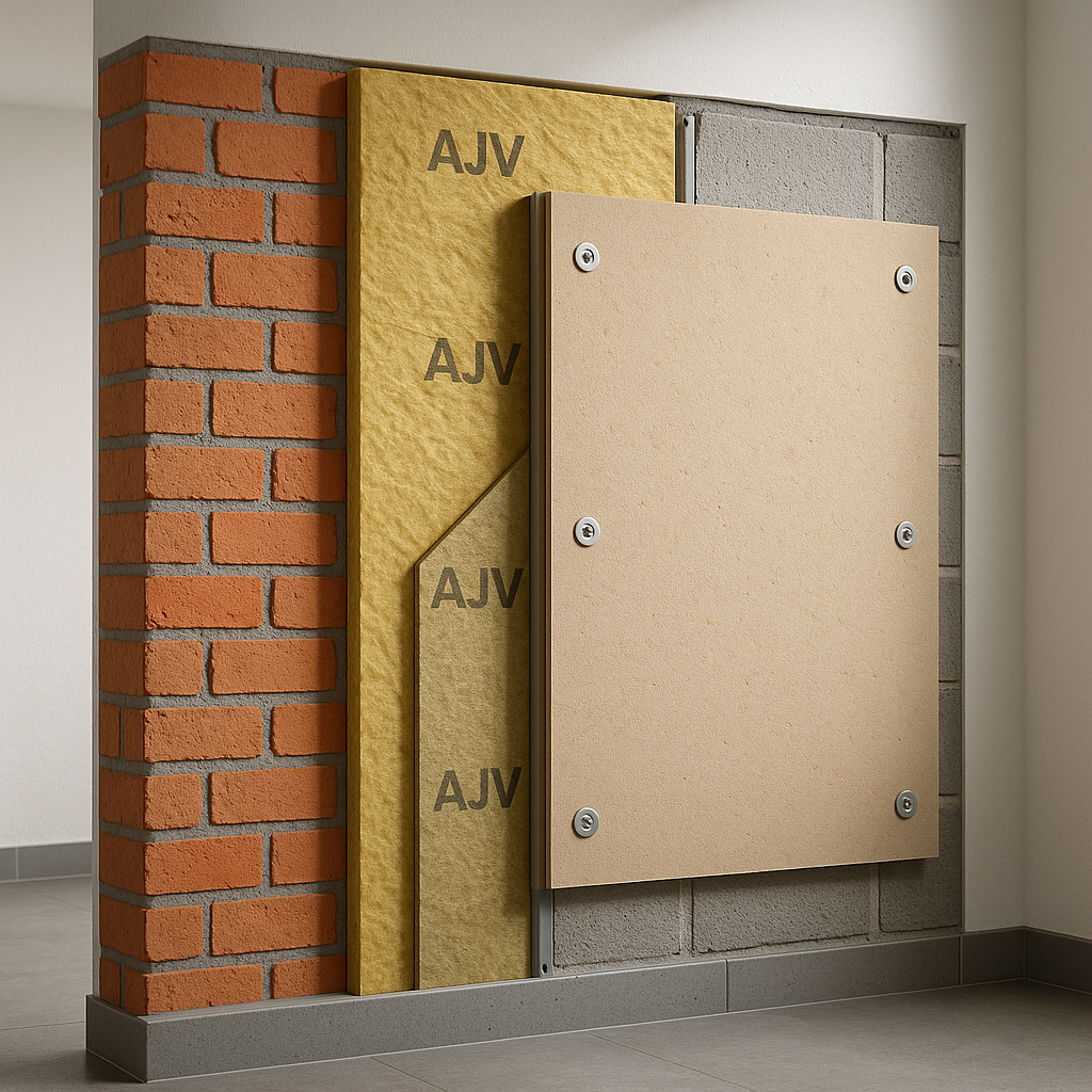 خرید و قیمت عایق صوتی روکار دیوار مشترک