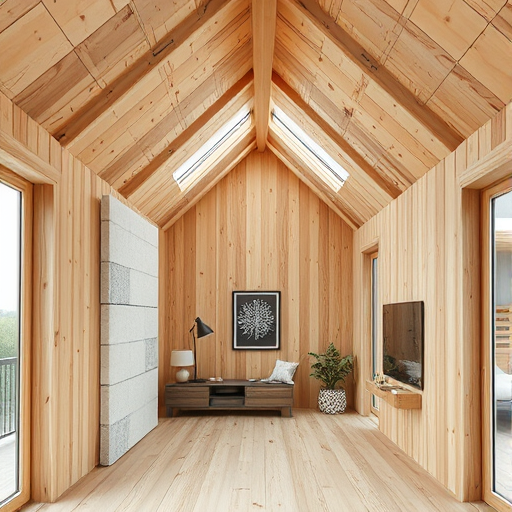 عایق صدا خانه پیش ساخته چوبی AJV