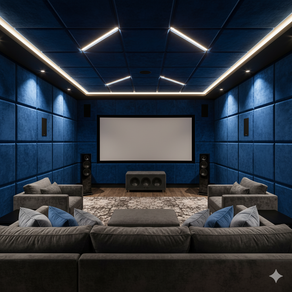 بررسی عملکرد پنل های وول پنل مخملی AV در فضاهای خانگی و سینمایی