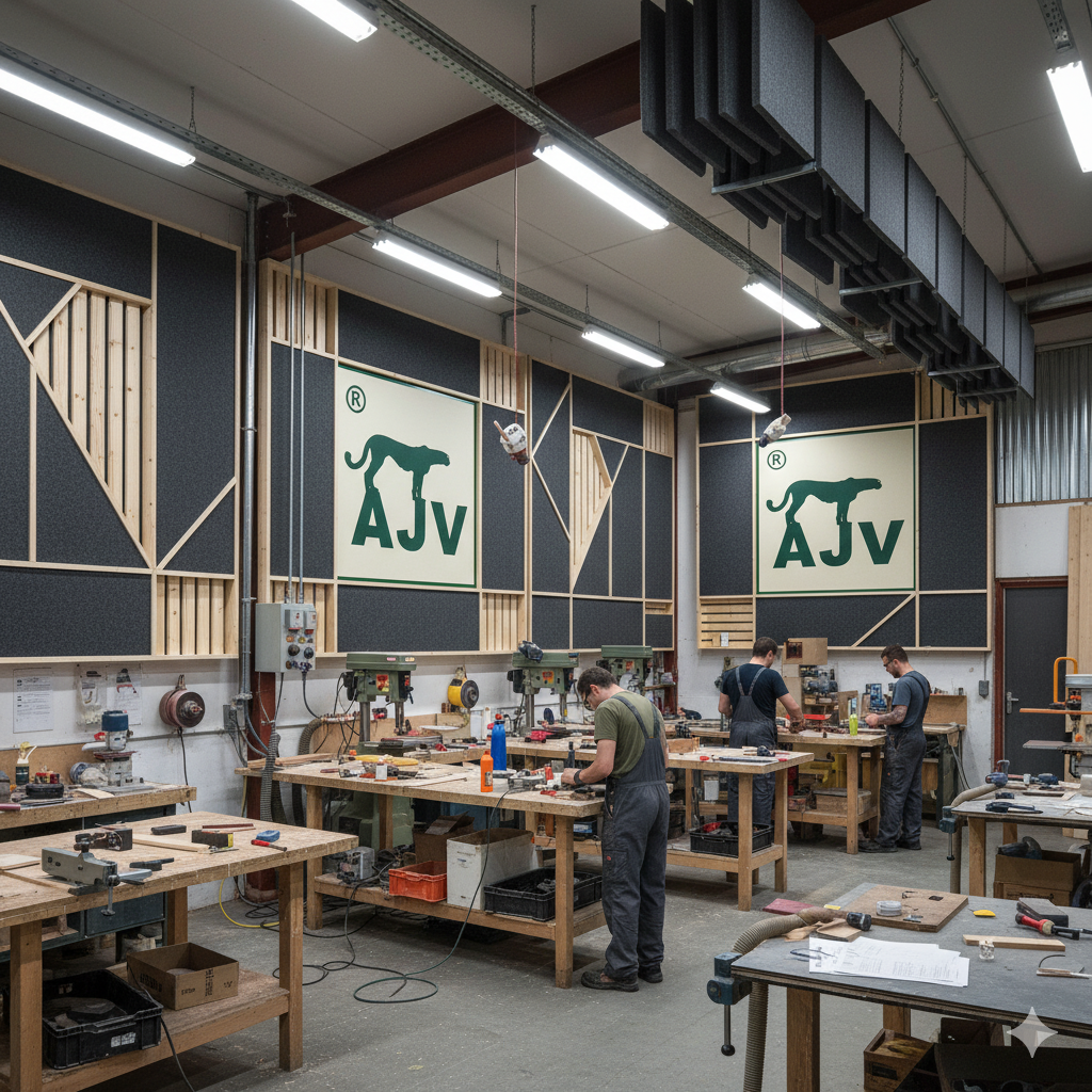 تحول در آکوستیک صنعتی؛ کنترل نویز در کارخانه‌ها با پنل‌های تخصصی AJV