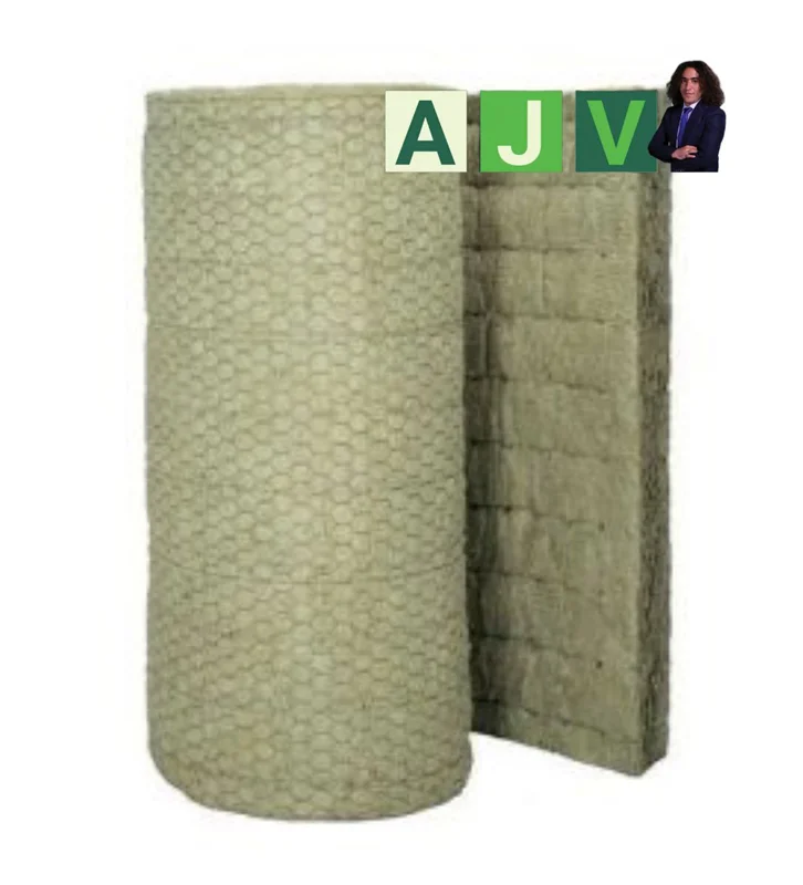 پشم سنگ پتویی3 سانت توری دار با دانسیته80